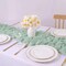 120inch Rustic Boho Tulle 10ft Gauze Sheer Table Runner(Sage Green)